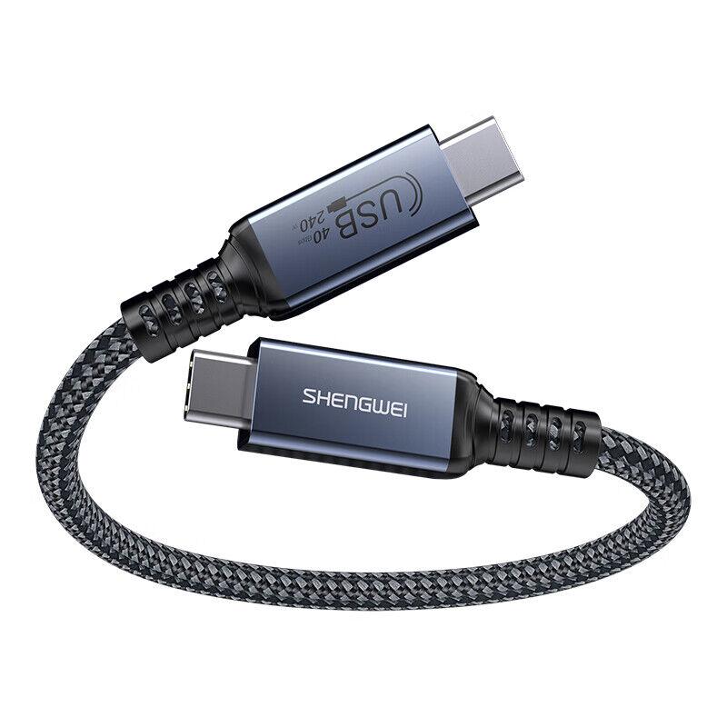 Shengwei USB4 kabl, Type-C, Thunderbolt 4/5, PD 240 W