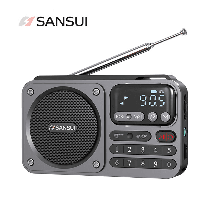SANSUI Prenosivi FM/Bluetooth radio M30, Crni