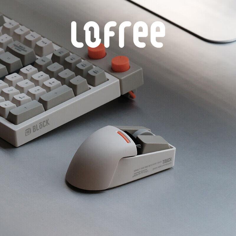 Lofree Bežični mini miš, 4000 DPI, Beli