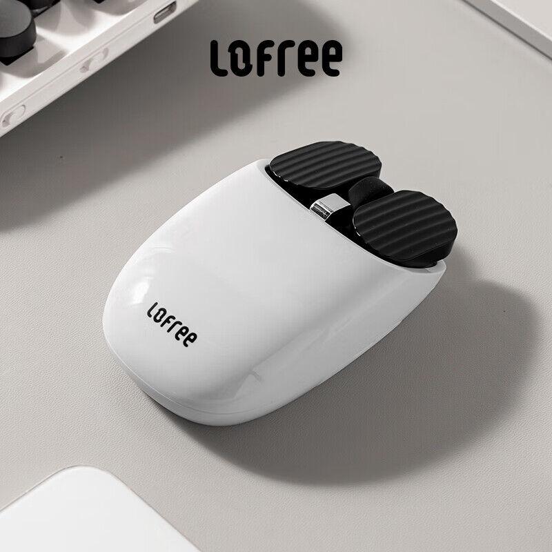 Lofree Bežični Bluetooth miš Bluetooth miš, Bela