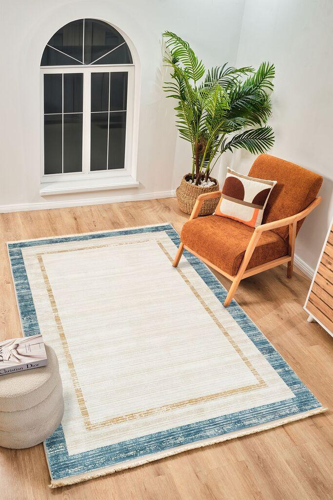 Conceptum Hypnose Tepih Perre Pr018, 100x200 cm, Krem-plavi