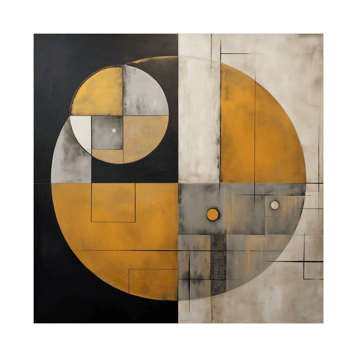 Canvas Slika na platnu Forma kruga, 60 x 60 cm