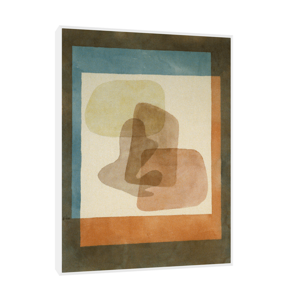 Canvas Slika na platnu Free forms rigidly mounted, Paul Klee, Sa ramom, 75 x 100 cm, Beli