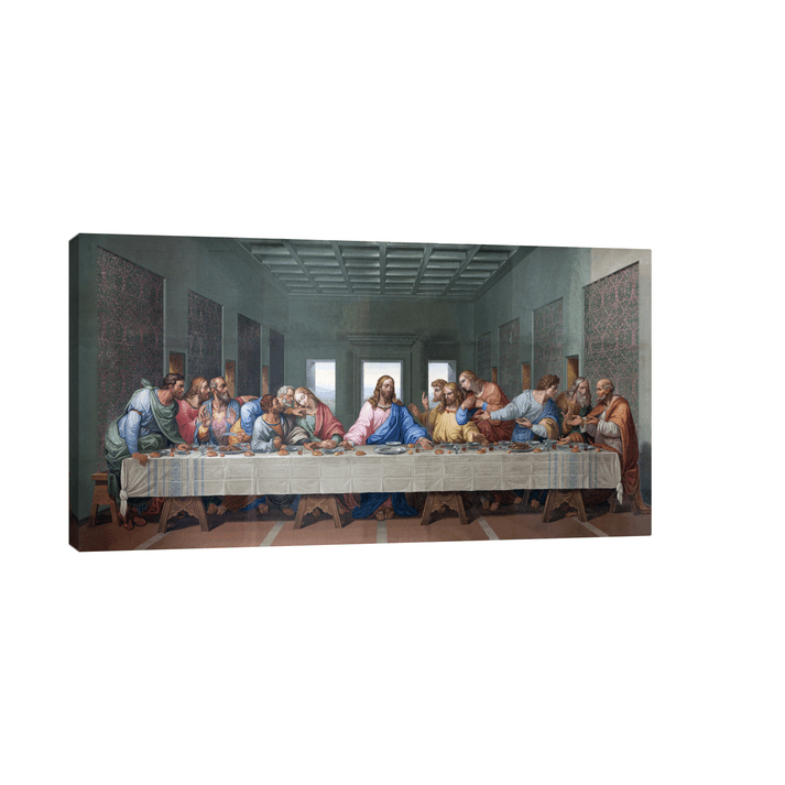 Canvas Slika na platnu Tajna večera, Leonardo da Vinci, Bez rama, 140 x 70 cm