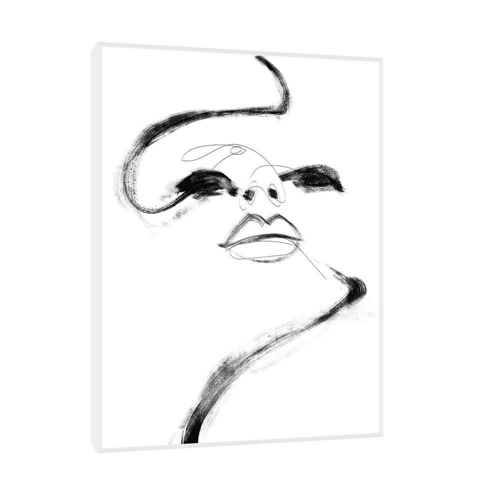 Canvas Slika na platnu Suptilna Elegancija, Sa ramom, 30 x 40 cm, Beli