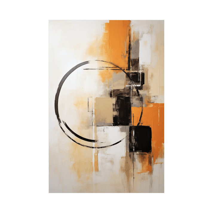 Canvas Slika na platnu Forma kruga, 80 x 120 cm