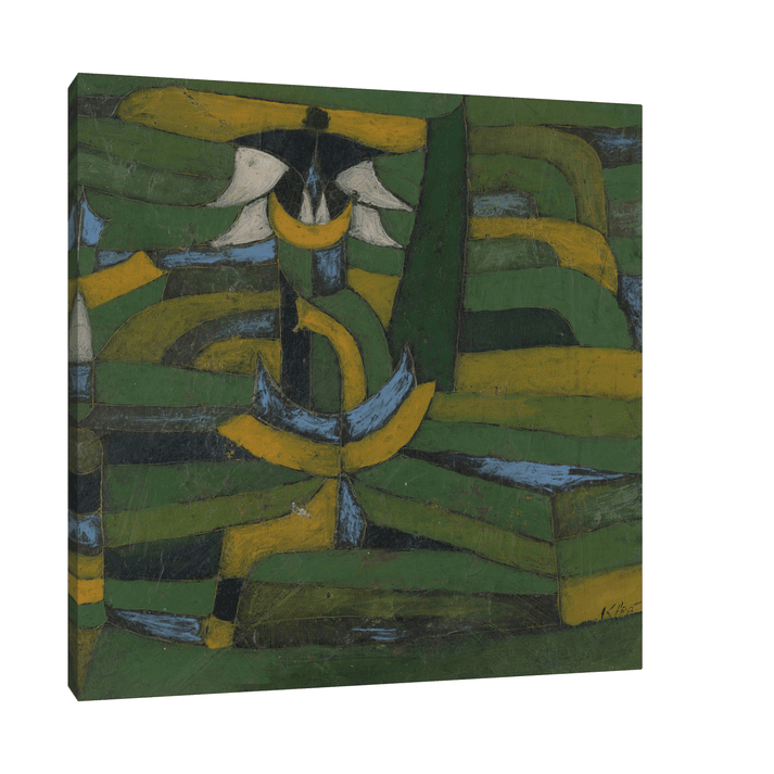 Canvas Slika na platnu White Blossom in the Garden, Paul Klee, Bez rama, 120 x 120 cm