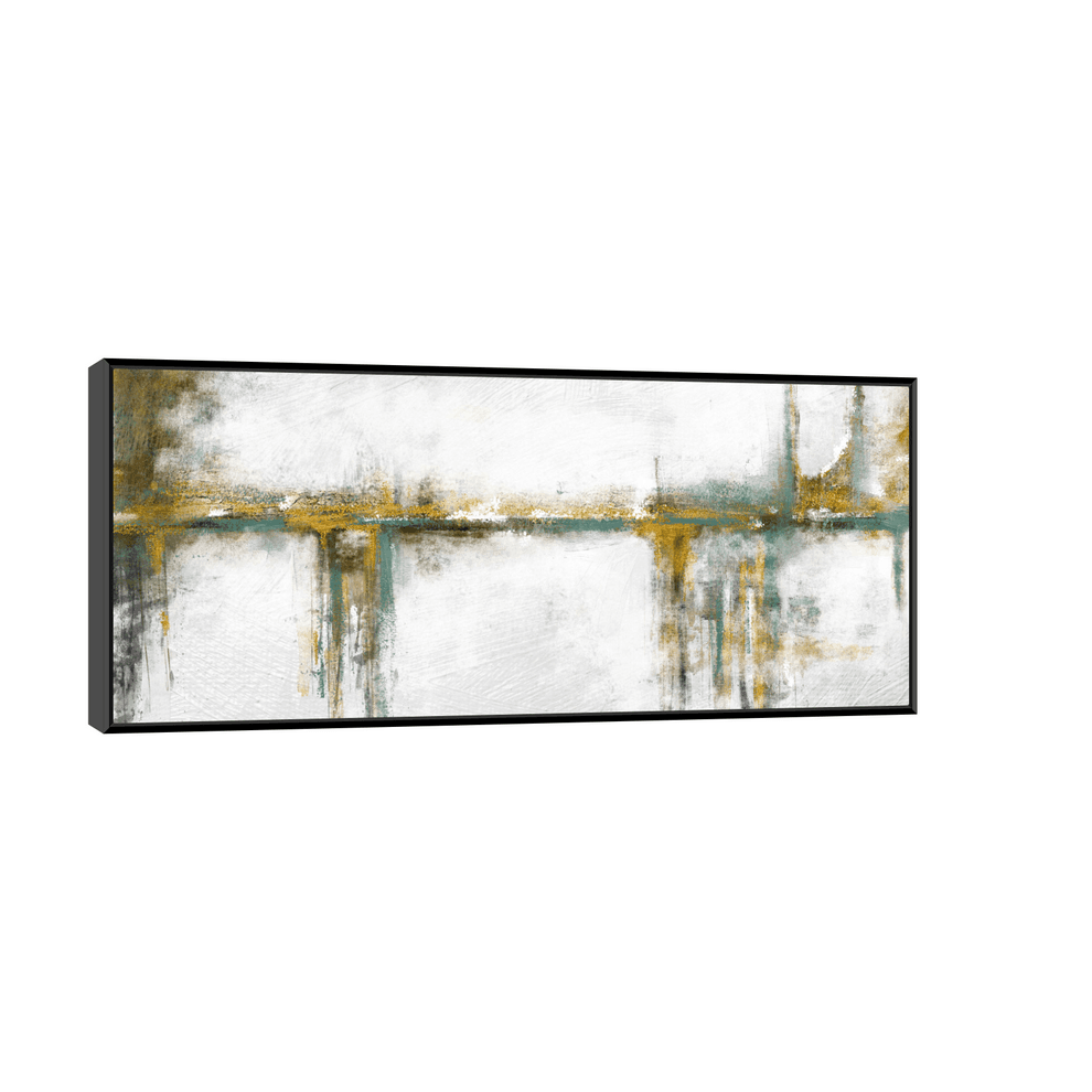 Canvas Slika na platnu Harmonični horizont, Sa ramom, 50 x 20 cm, Crni