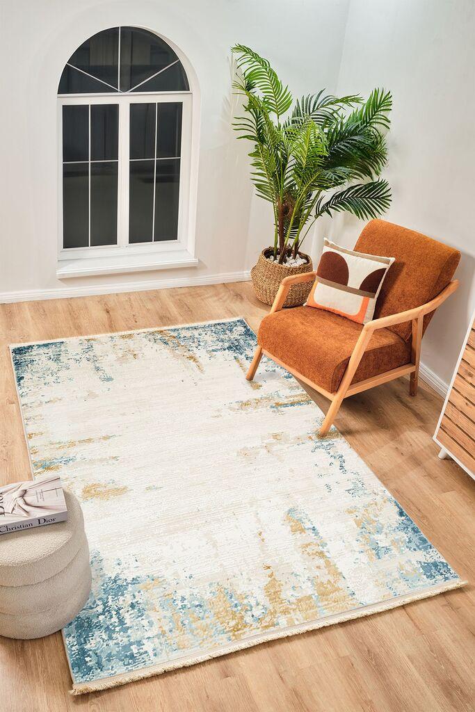 Conceptum Hypnose Tepih Perre Pr015, 160x230 cm, Krem-plavi