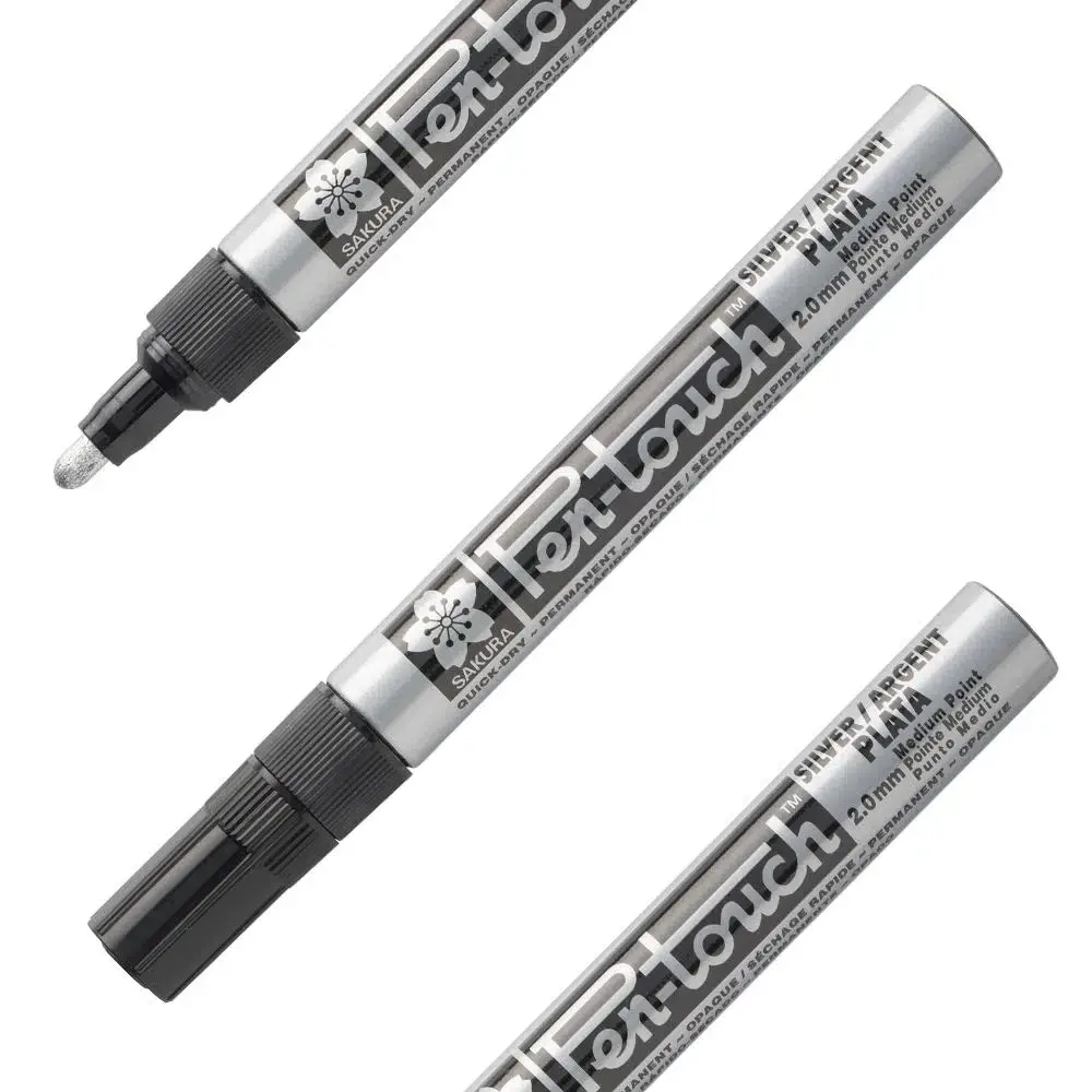 Royal Talens Uljani marker Pen Touch, Medium, 2.0 mm, Srebrne boje