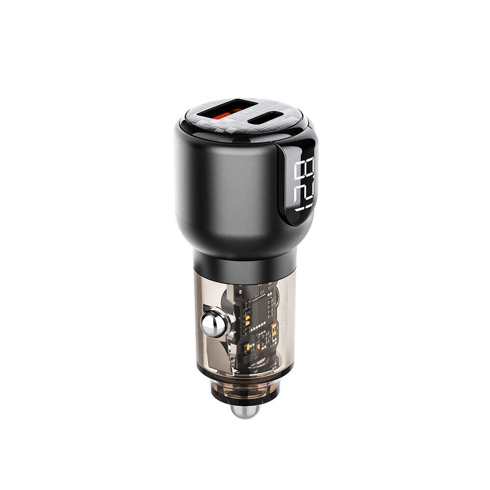 Moxom Auto punjač LX-VC809, PD, QC, 75W, Crni