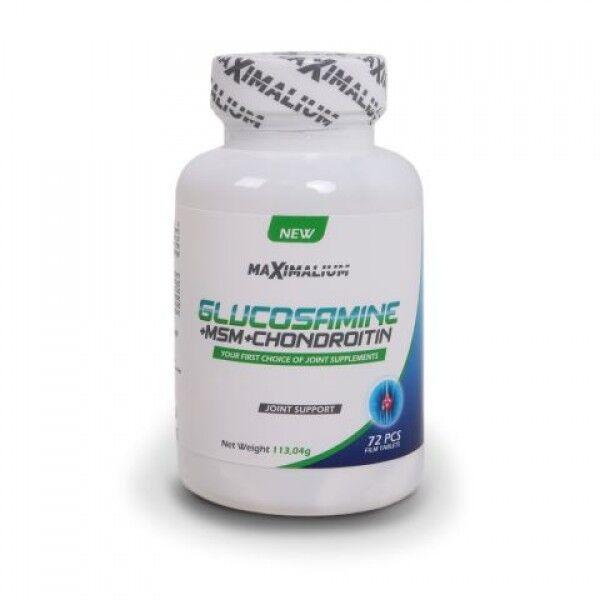 Maximalium Glukozamin + MSM + Hondroitin, 72 tablete