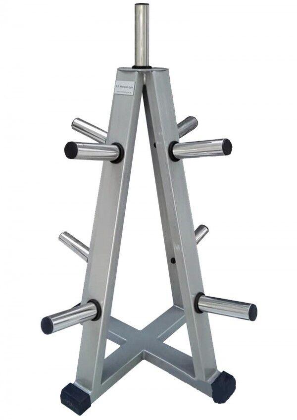 Harc Fitness Stalak za tegove, Srebrne boje