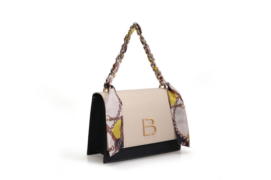 Lucky Bees Ženska torba 918, Teget-krem