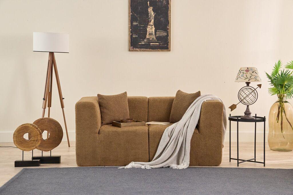 Atelier del Sofa Dvosed Raks, 165x70x85cm, Smeđi