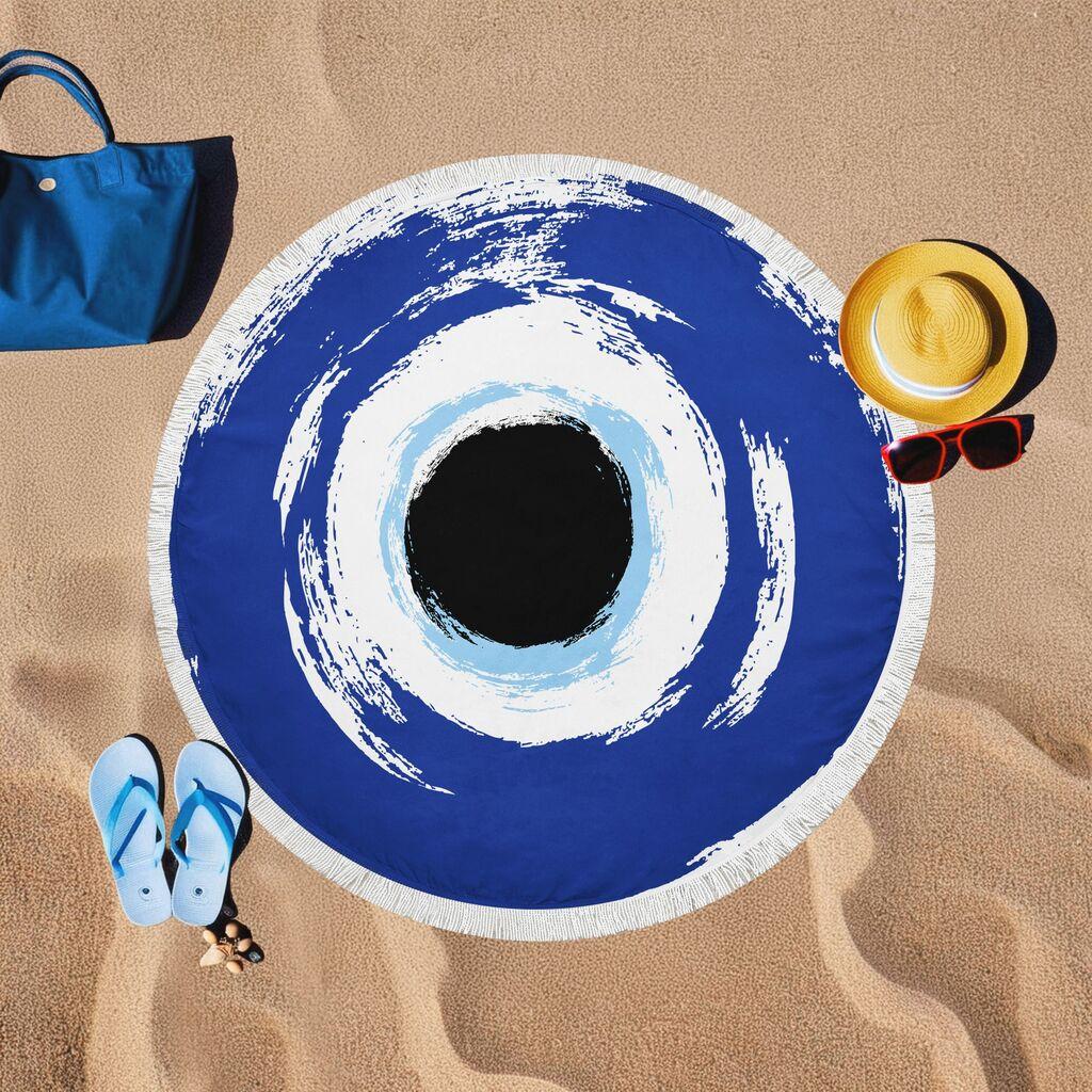 L'essentiel Maison Peškir za plažu BTR20217030, 150x150 cm, Plavi