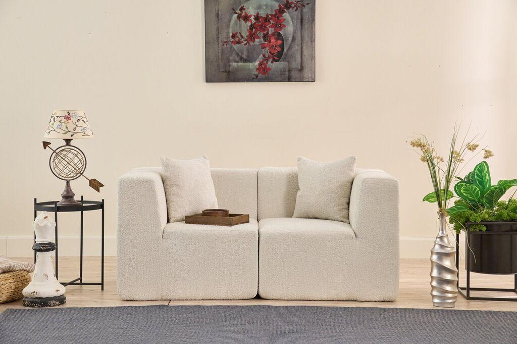 Atelier del Sofa Dvosed Raks, 165x70x85cm, Beli