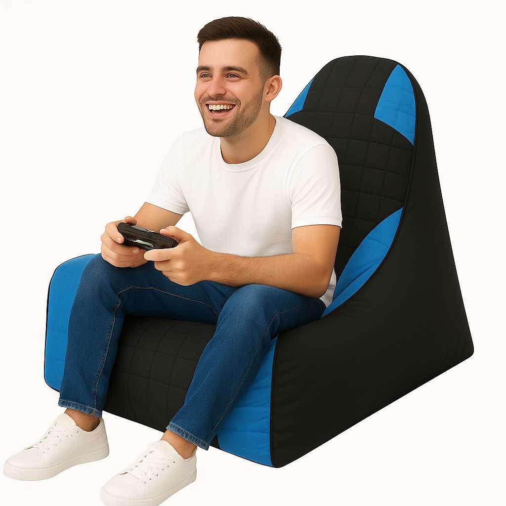 Atelier del Sofa Lazy Bag XXL Gamer, 85x35x80 cm, Crni