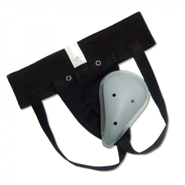 Hawk Fitness Muški zaštitni suspenzor, Junior, Crni