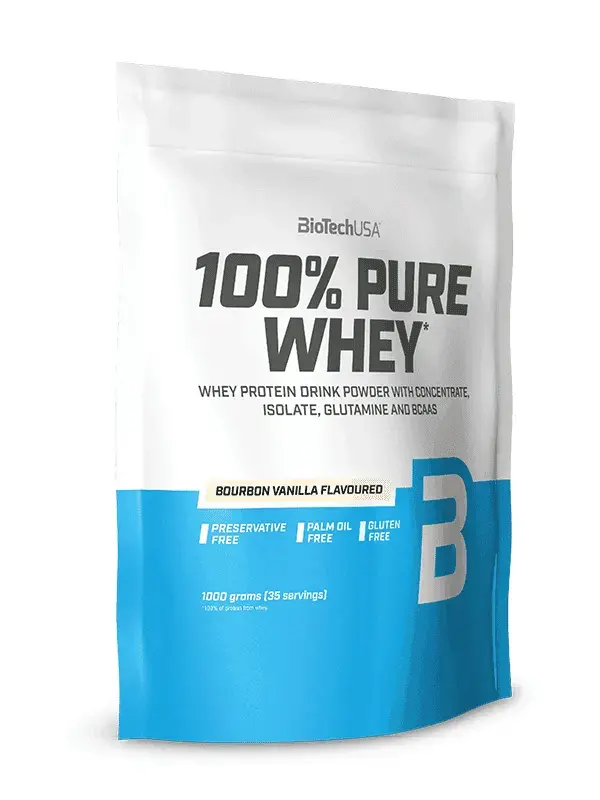 BIOTECHUSA 100% Pure Whey protein sa ukusom vanile burbon, 1kg