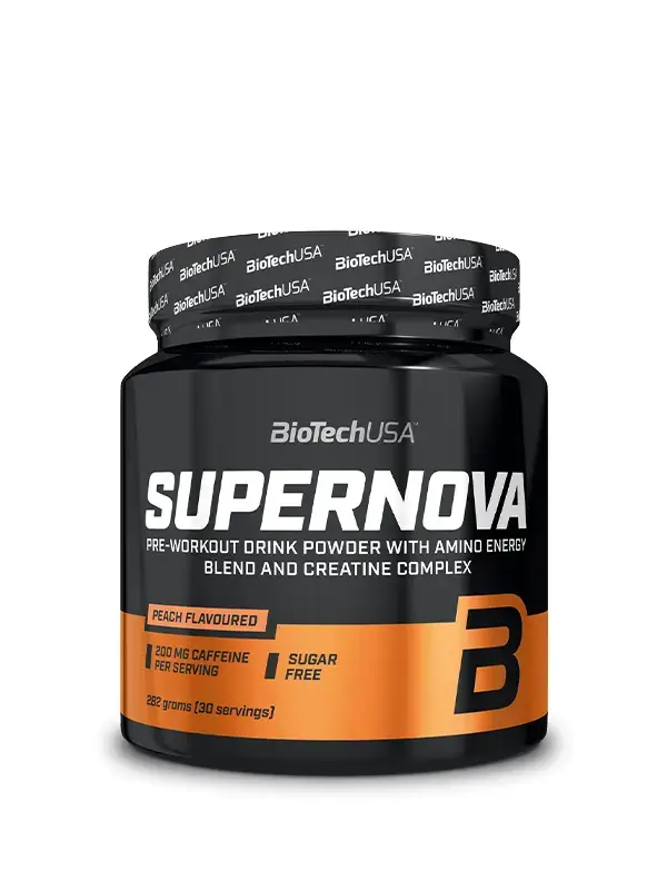 Biotechusa Pre-workout Supernova, Narandža-mango, 282g