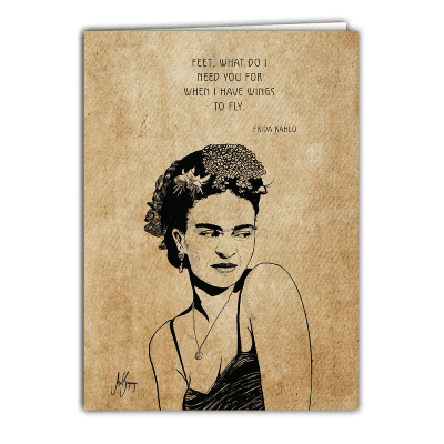 Buklaversi Čestitka Frida, 11.5x16.5 cm