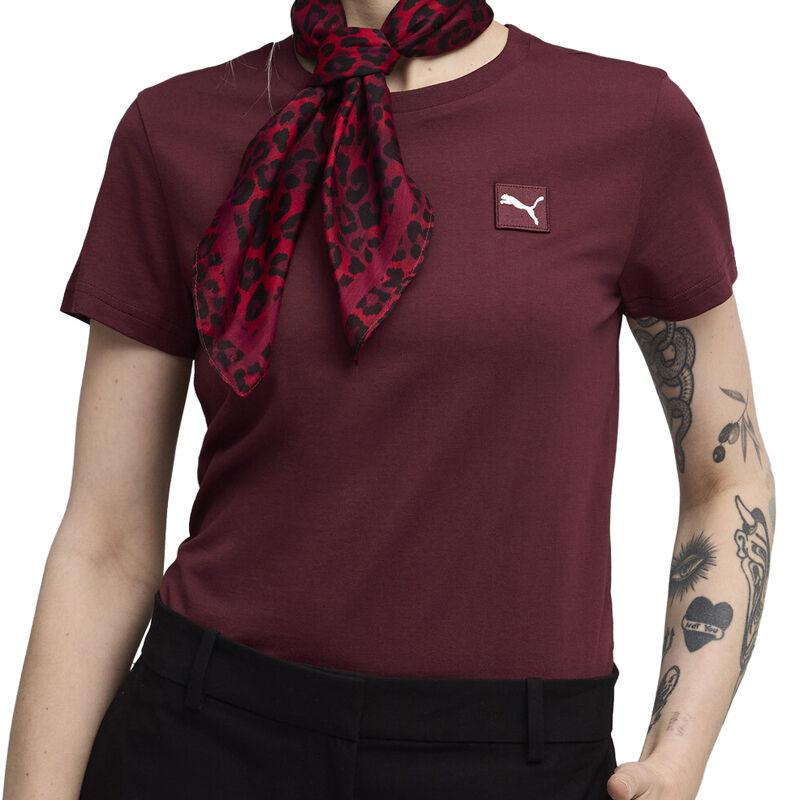 Puma Ženska majica Essentials Elevated, Kratki rukav, Bordo