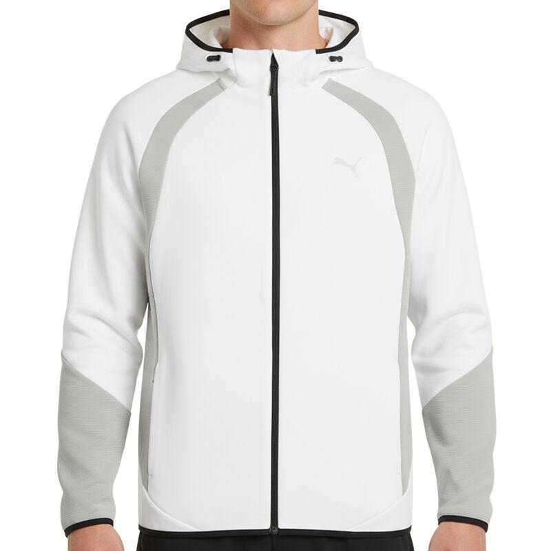 Puma Muška dukserica Evostripe DK, Sa kapuljačom, Bela