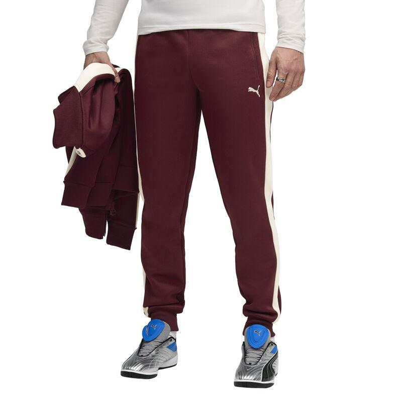 Muške T7 pantalone Puma, bordo