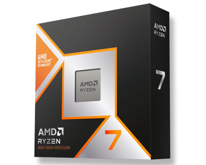 AMD procesor Ryzen 7 9800X3D 8 cores do 5.2GHz (100-100001084WOF)