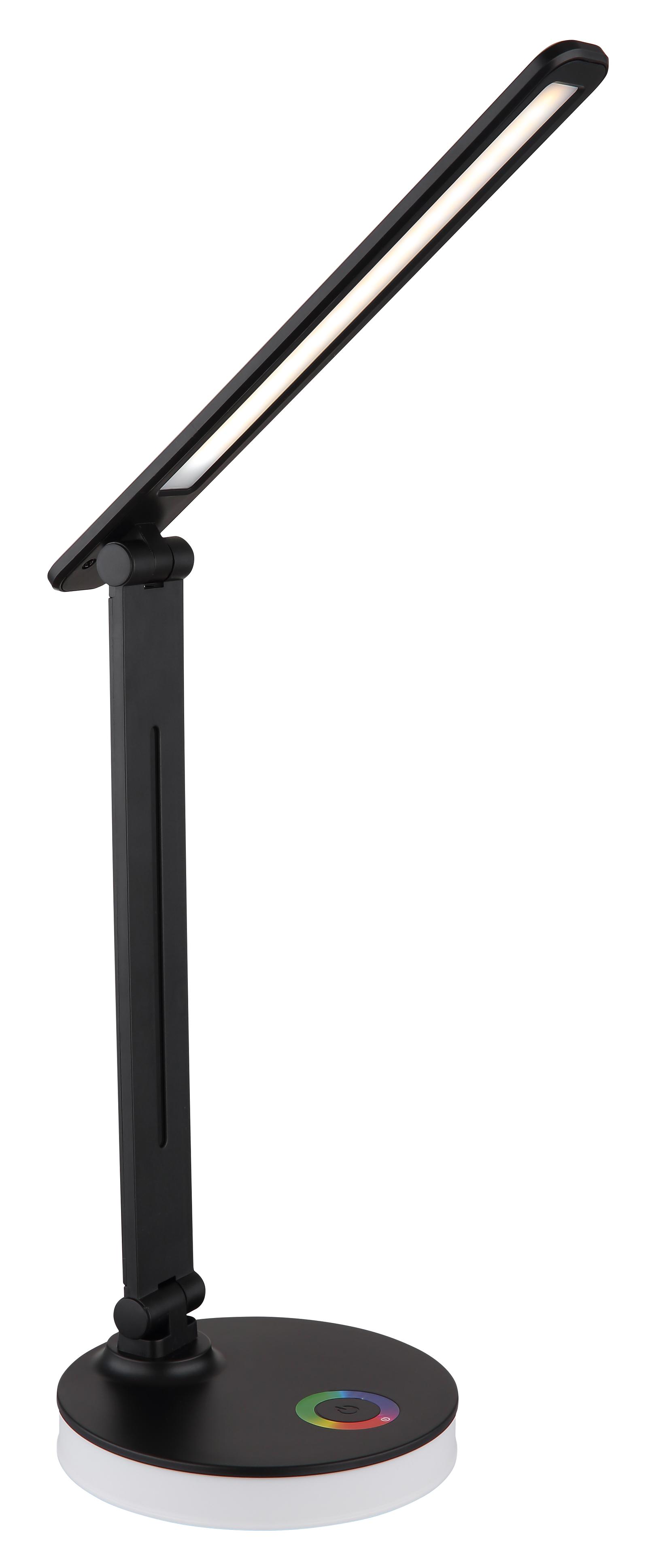 Stona lampa, mat crna, LED