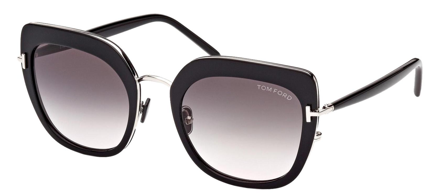 TOM FORD Ženske naočare za sunce Virginia 0FT0945 05B55, Crne