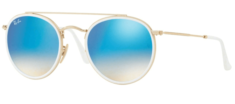 Ray-Ban Ženske naočare za sunce Double Bridge 0RB3647N 001 4O51, Bele