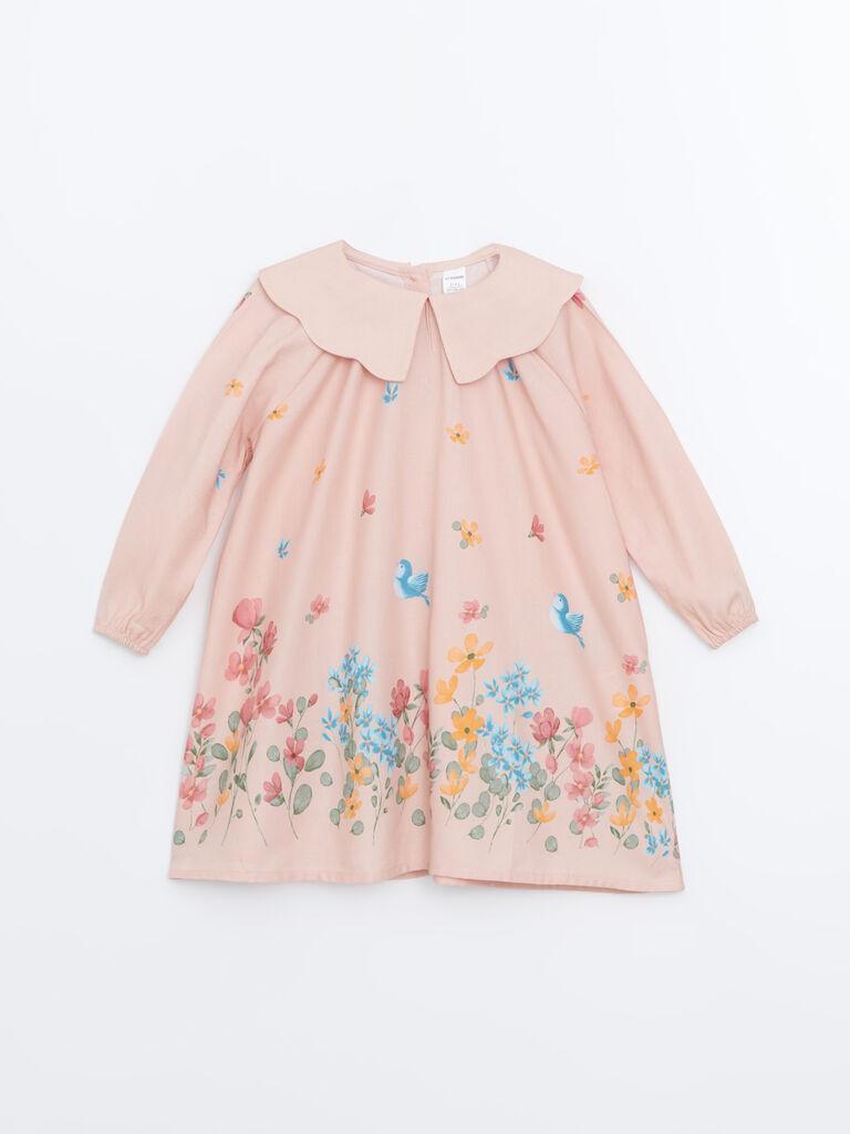 LC Waikiki Haljina za devojčice S5AS13Z1-G4J, Dugi rukav, Roze