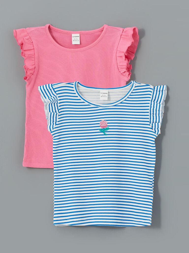 LC Waikiki Majica za devojčice, S5EQ98Z1-LGP, Roze