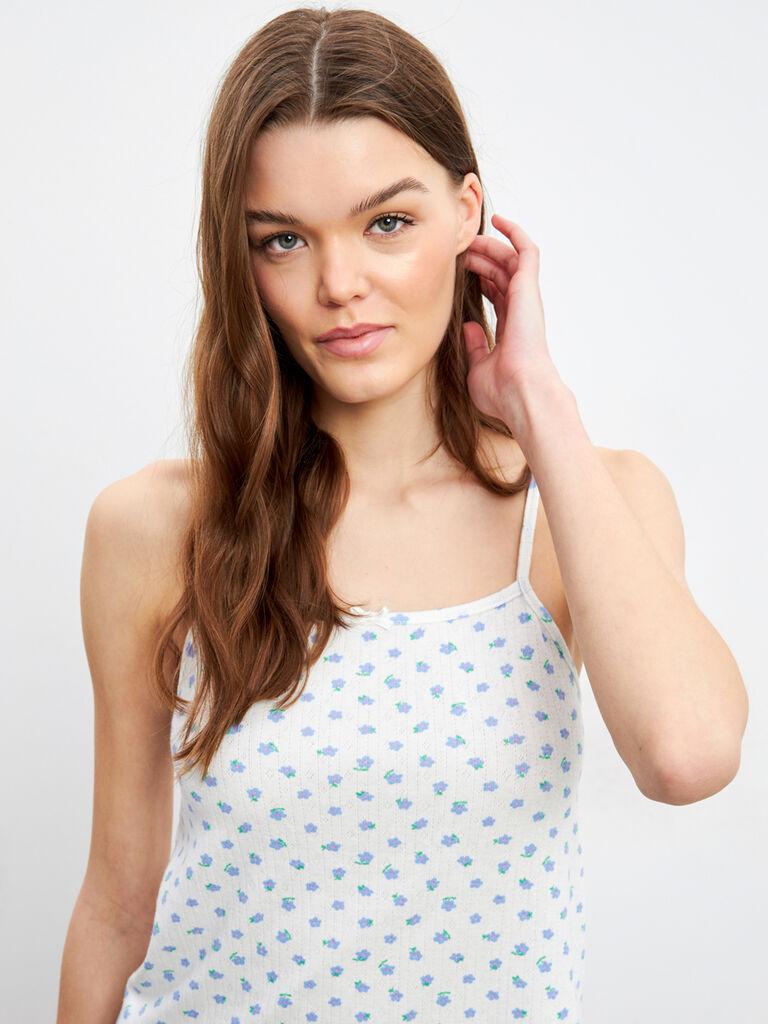 LC Waikiki Ženska komplet pidžama, S5GU29Z8-LRA, Bela