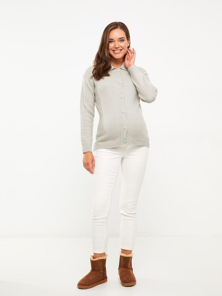 LC Waikiki Ženski kardigan, W2AE02Z8-LAL, Regular, Sivi