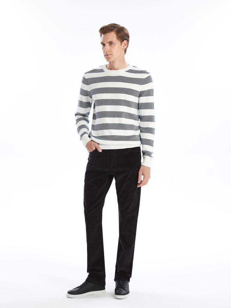 LC Waikiki Muške pantalone W4BN80Z8-CVL, Chino, Crne