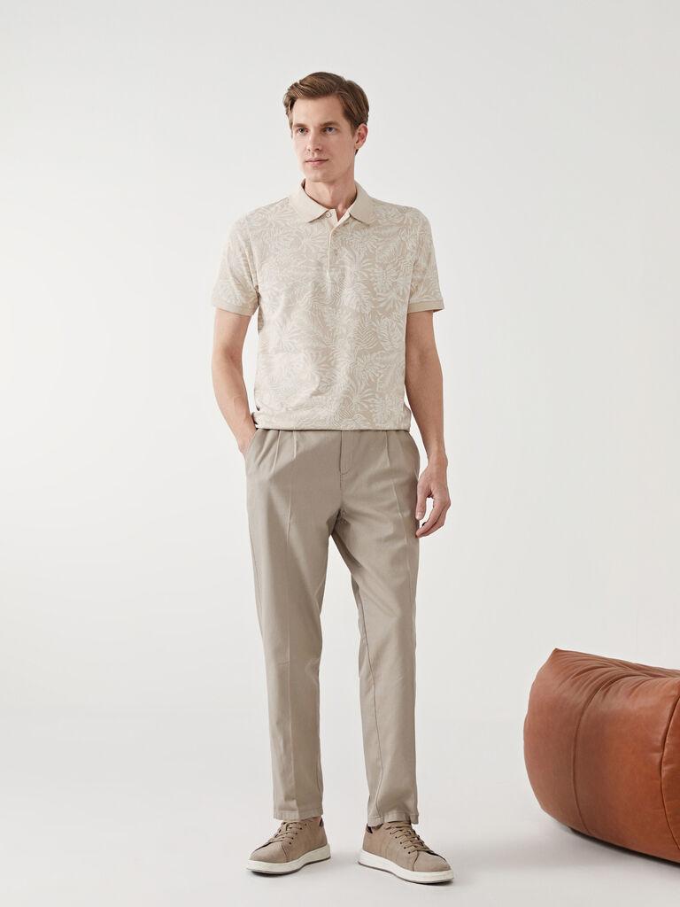 LC Waikiki Muške pantalone S50566Z8-S2N, Chino, Bež