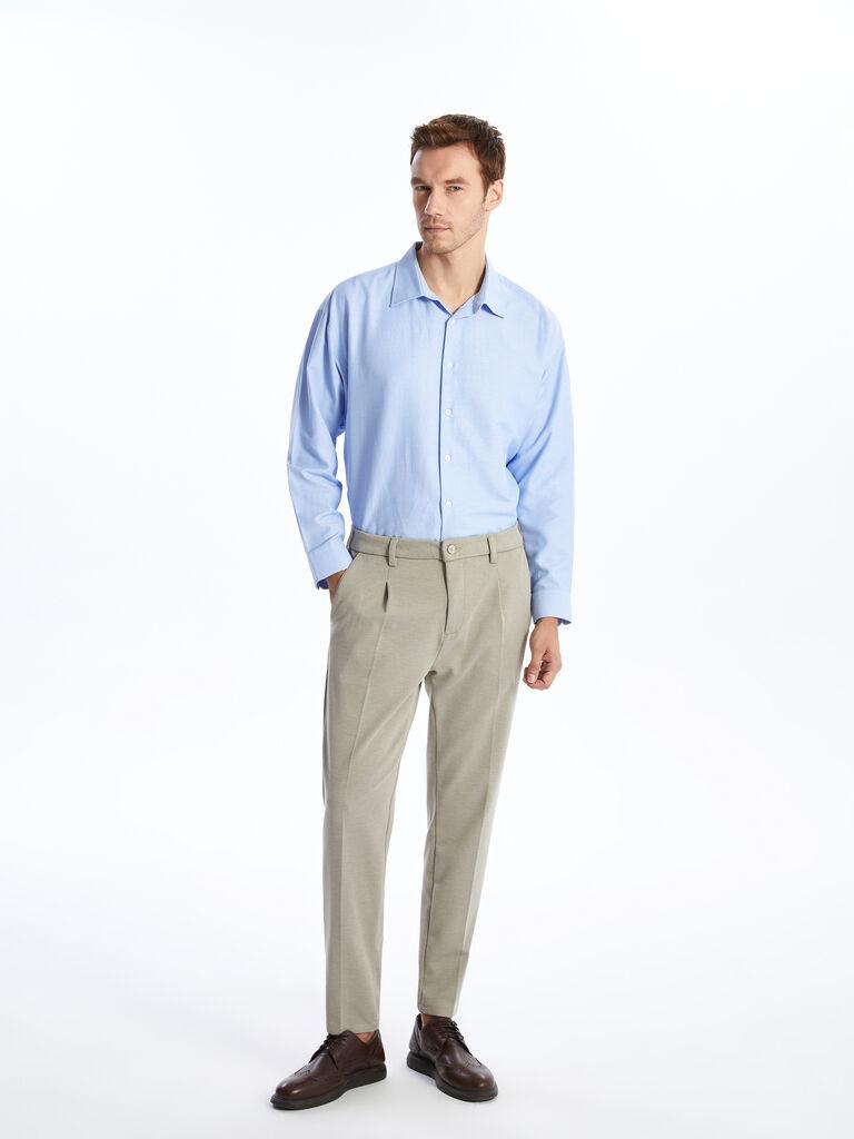 LC Waikiki Muške pantalone W40423Z8-L8T, Chino, Bež