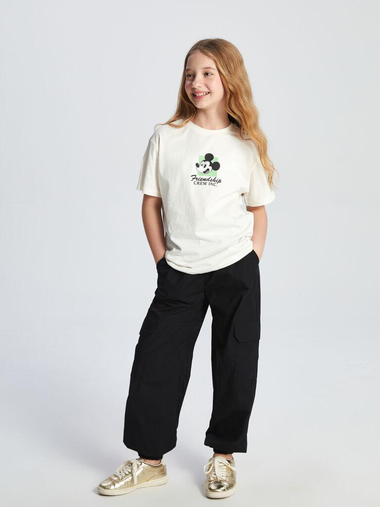 LC Waikiki Kargo pantalone za devojčice, S50517Z4-CVL, Crne