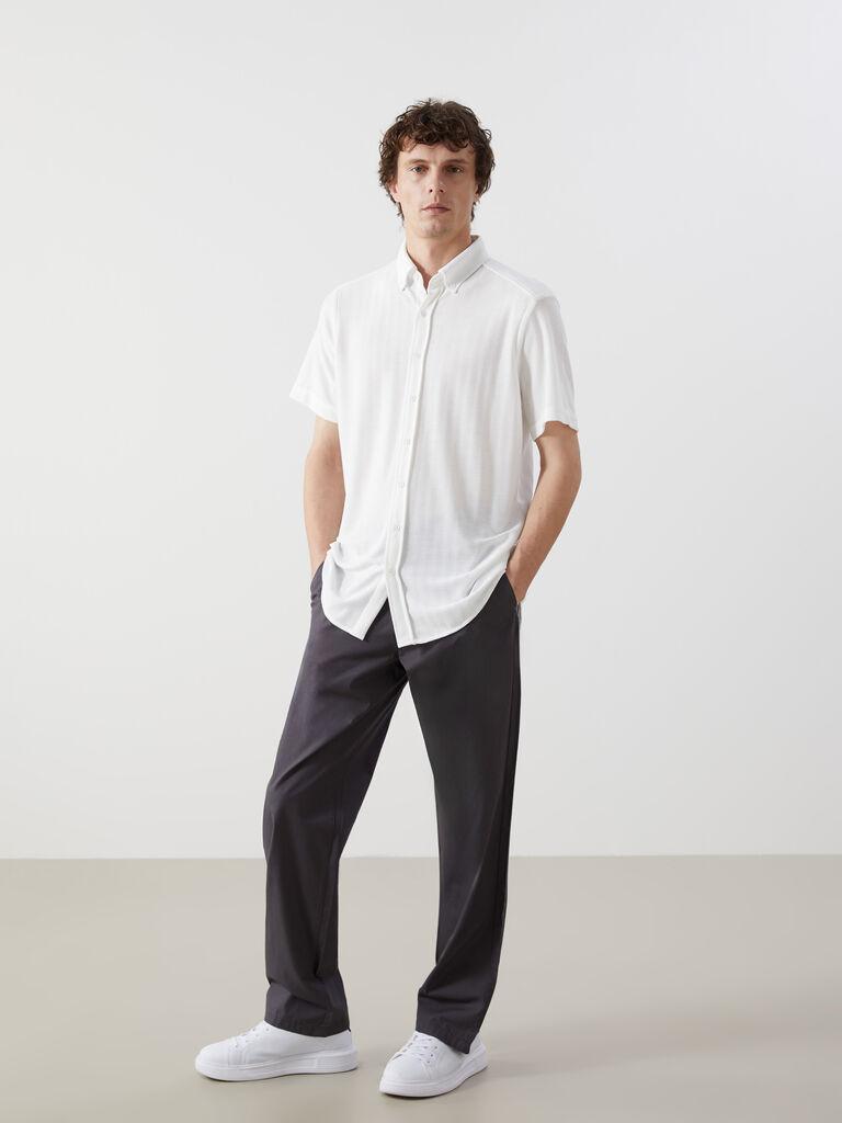 LC Waikiki Muške pantalone S53170Z8-JQN, Chino, Antracit