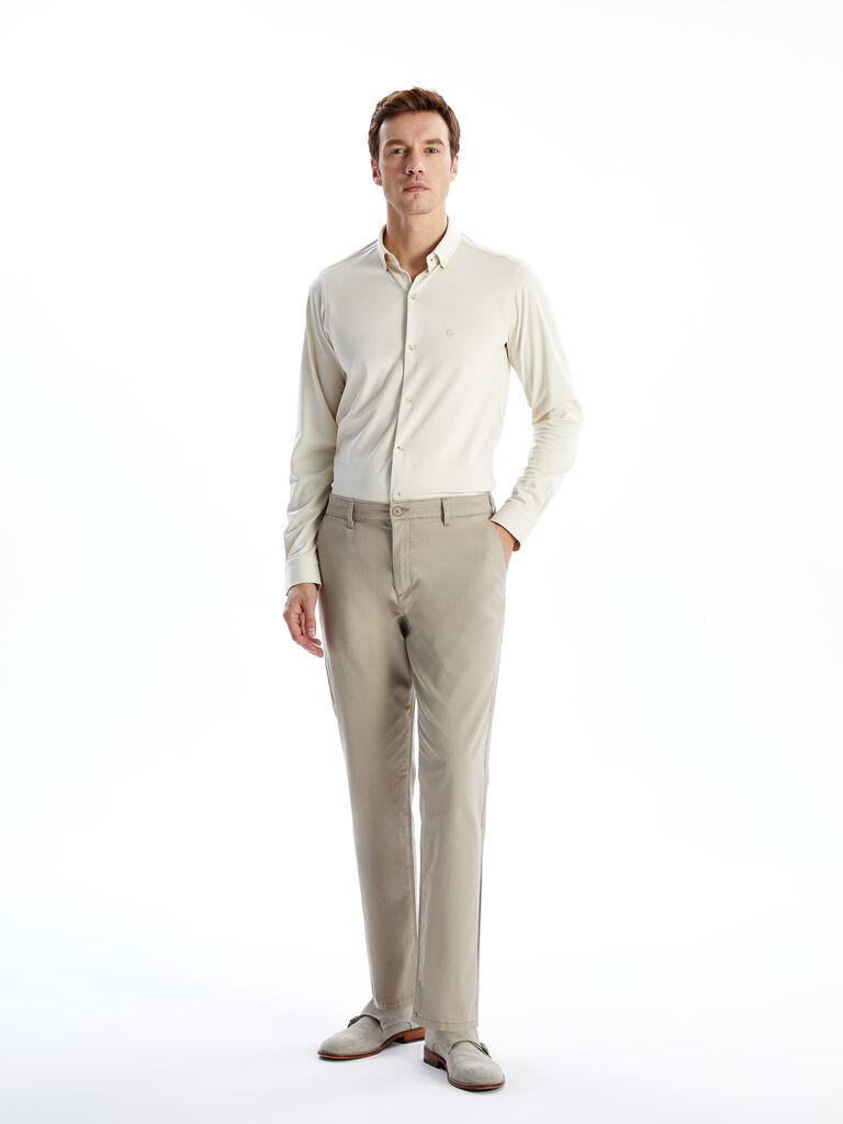 LC Waikiki Muške pantalone S53169Z8-S2N, Chino, Bež