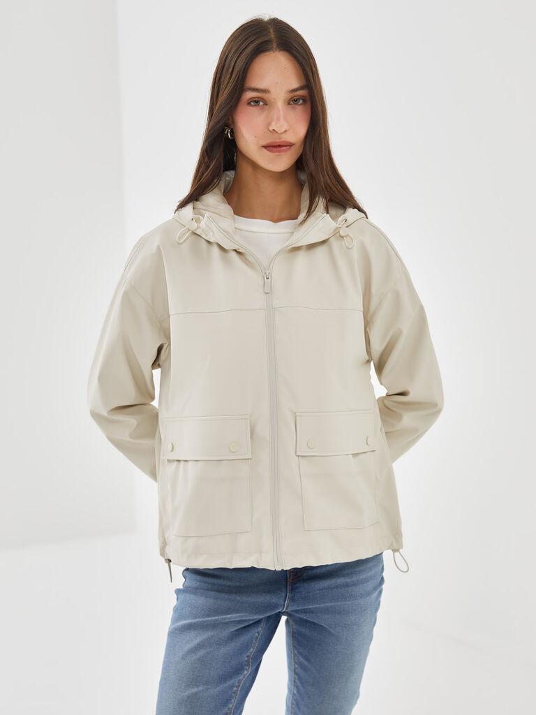 LC Waikiki Ženski mantil, S57982Z8-QKP, Regular, Bež