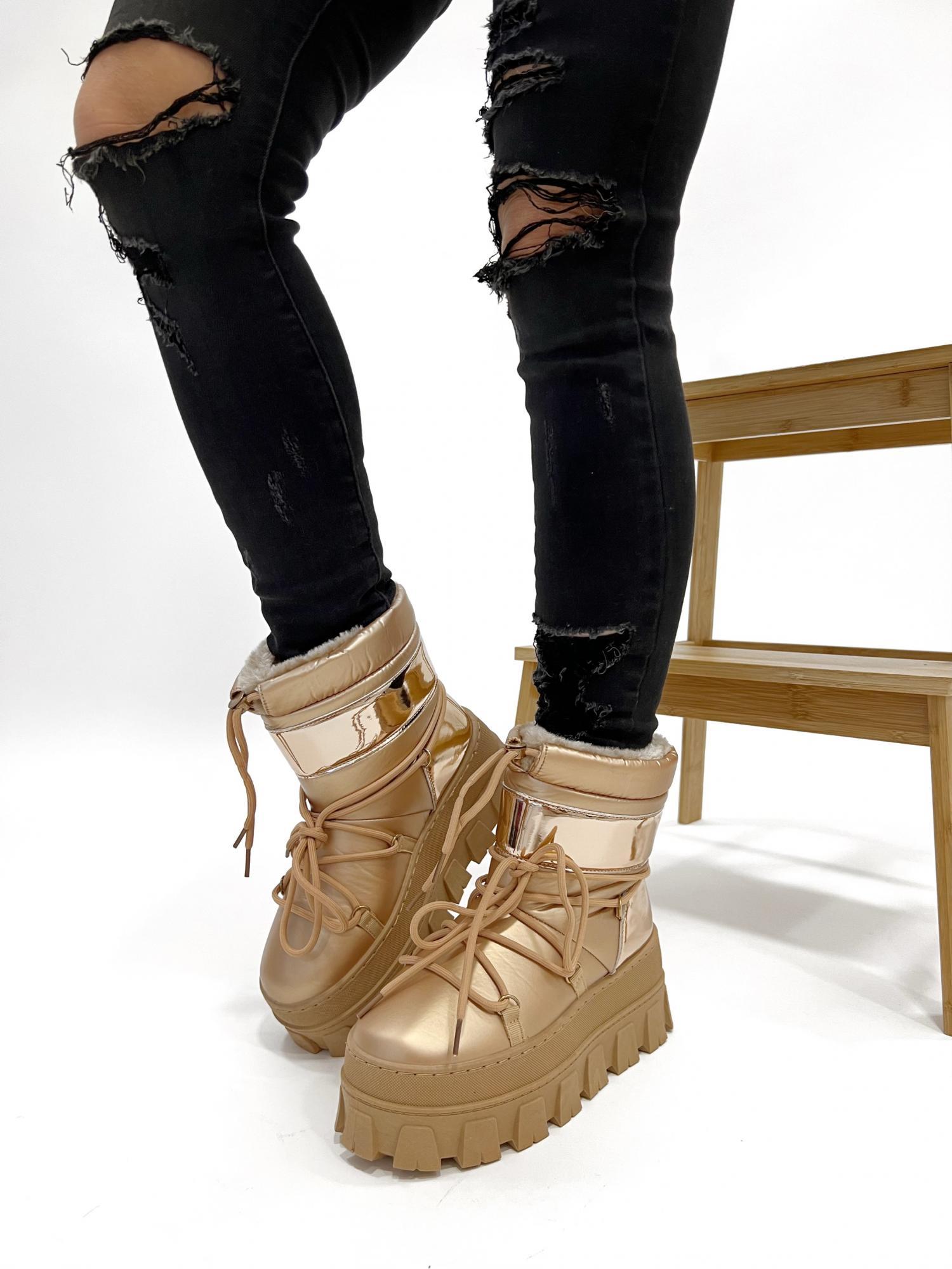 FEMMINA Ženske polučizme E719, Zlatne