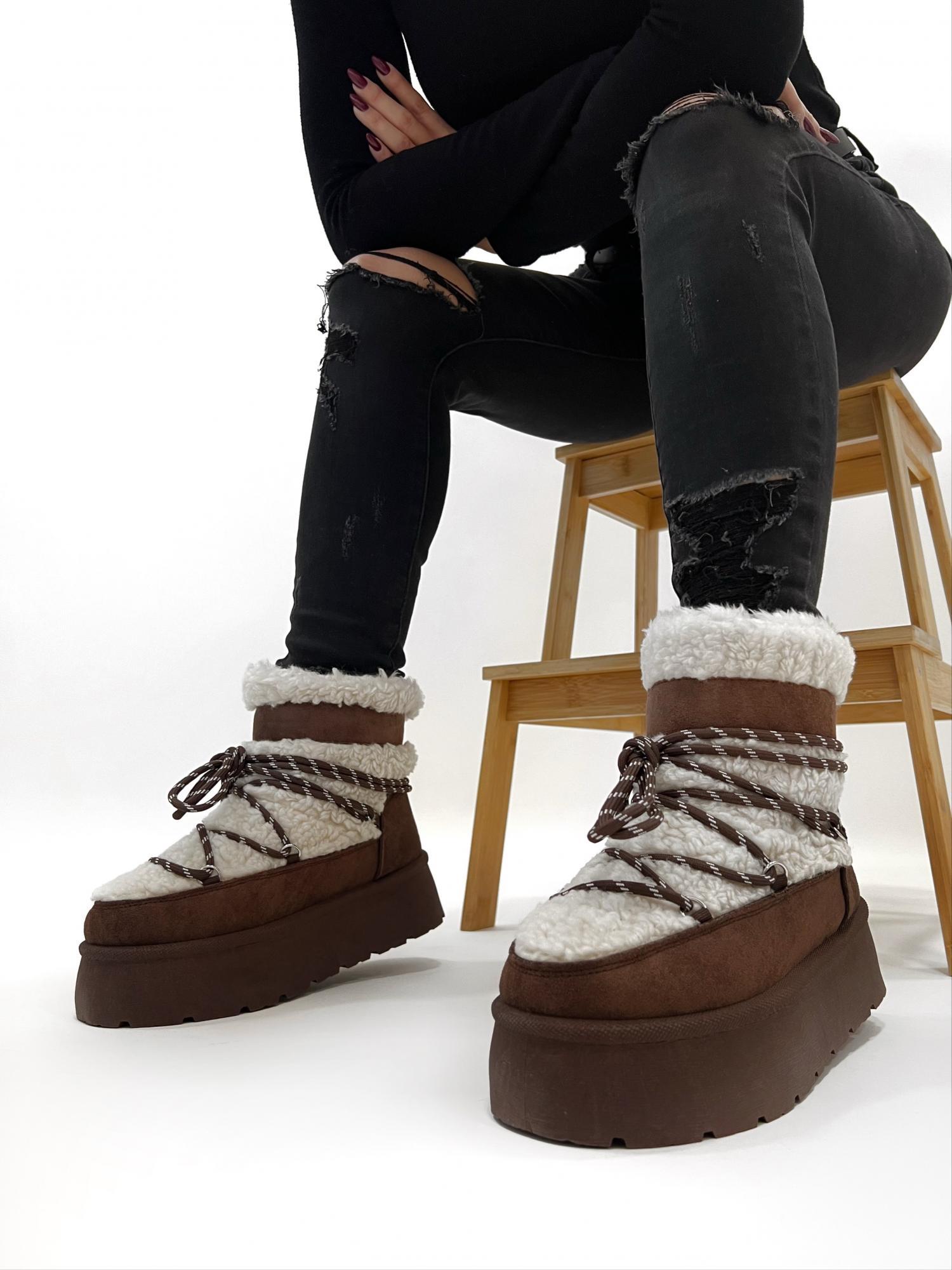 FEMMINA Ženske polučizme E720, Smeđe