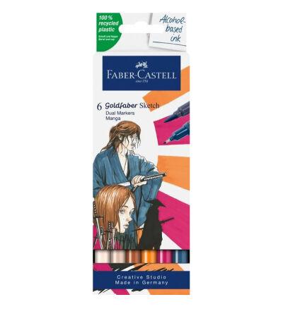 Amphora Flomaster set Faber-Castell Goldfaber Sketch Marker Manga, 6 komada