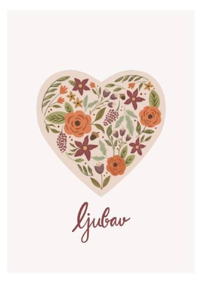 Simply Ollie Čestitka Ljubav