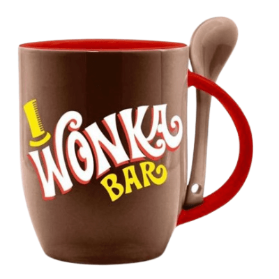 Grupo Erik Editores S. L. Šolja Willy Wonka Bar, 350 ml, Braon