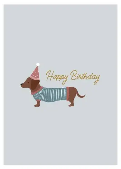 Simply Ollie Čestitka Happy Birthday